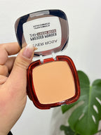 Polvo compacto con espejo + esponja