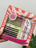 Kit pestañas punto a punto Manjieer 20D 10-16mix