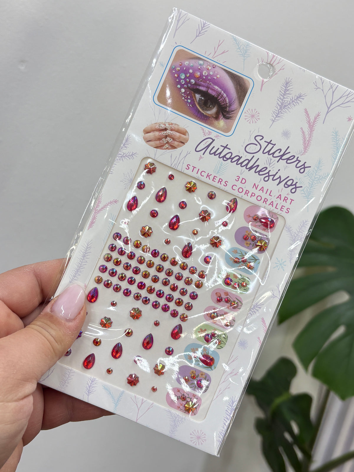 Stickers autoadhesivos Nails art o corporales