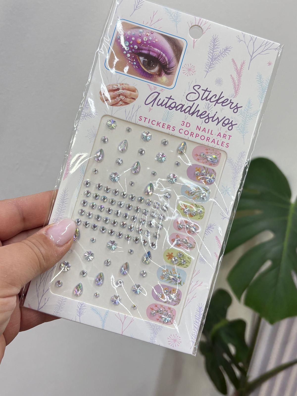Stickers autoadhesivos Nails art o corporales
