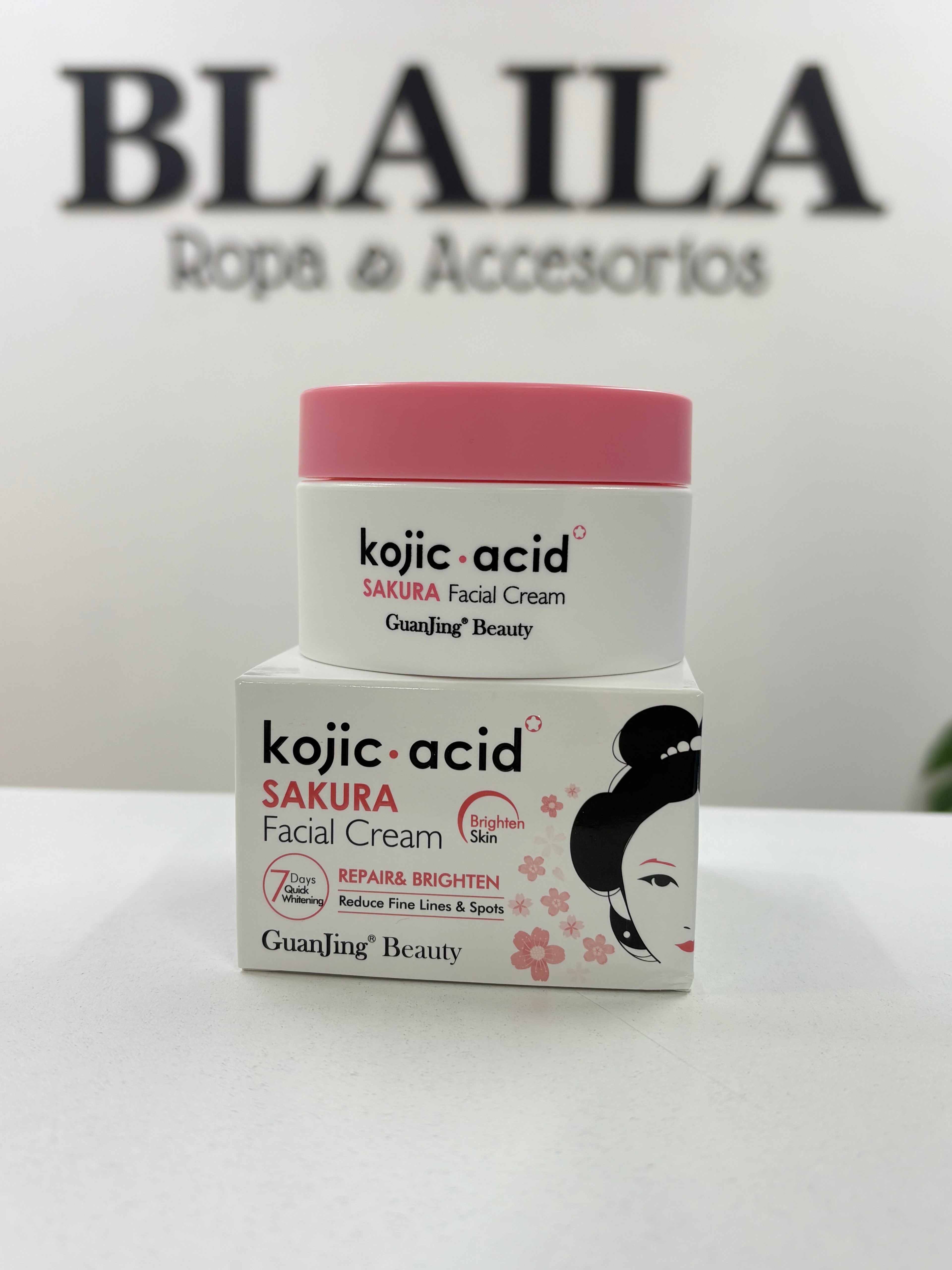 Crema Facial blanqueadora