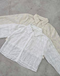 Camisa corta broderie MZF1090