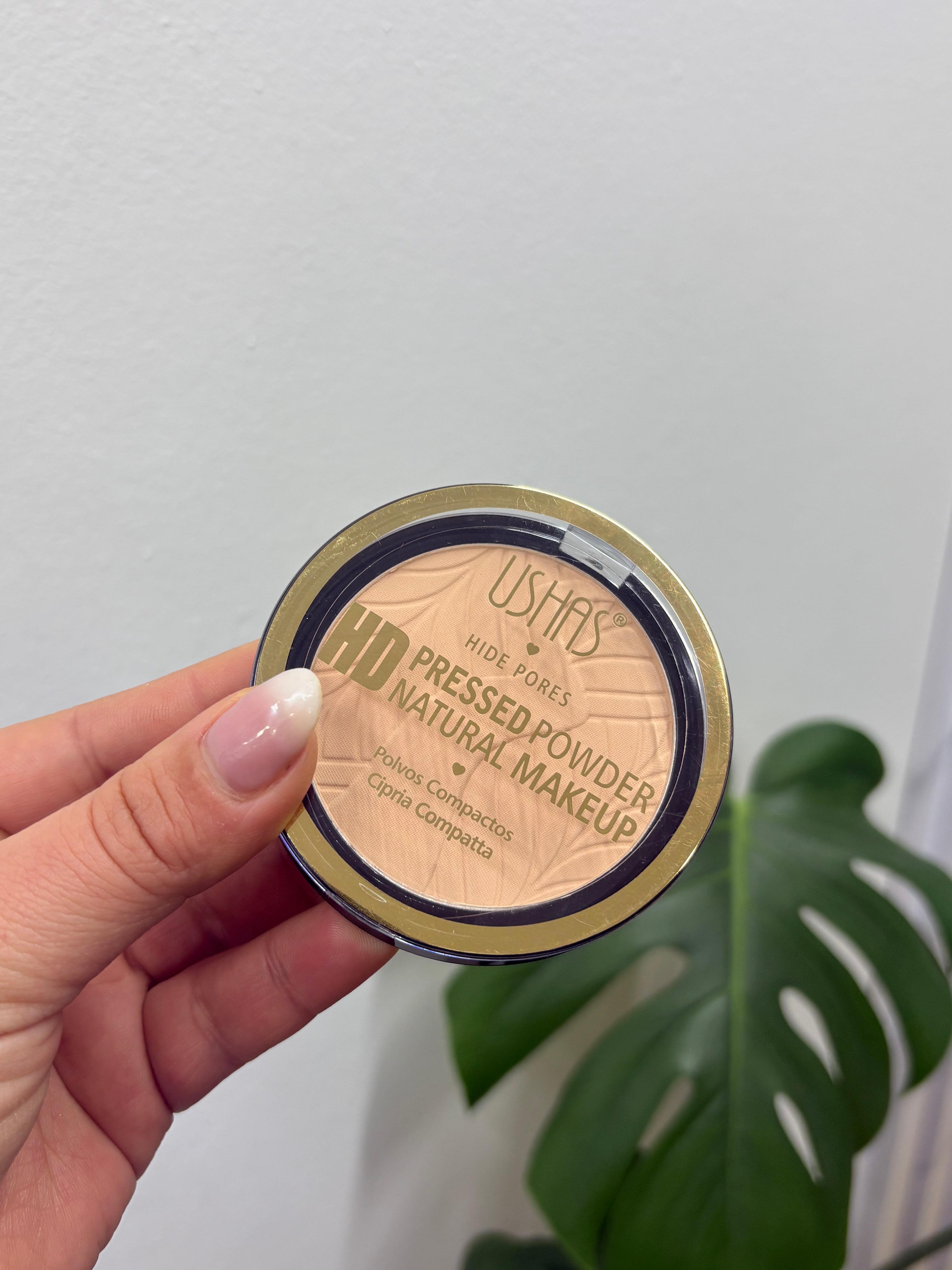 Polvo Compacto Facial Ushas HD Hide Pores Pressed Powder