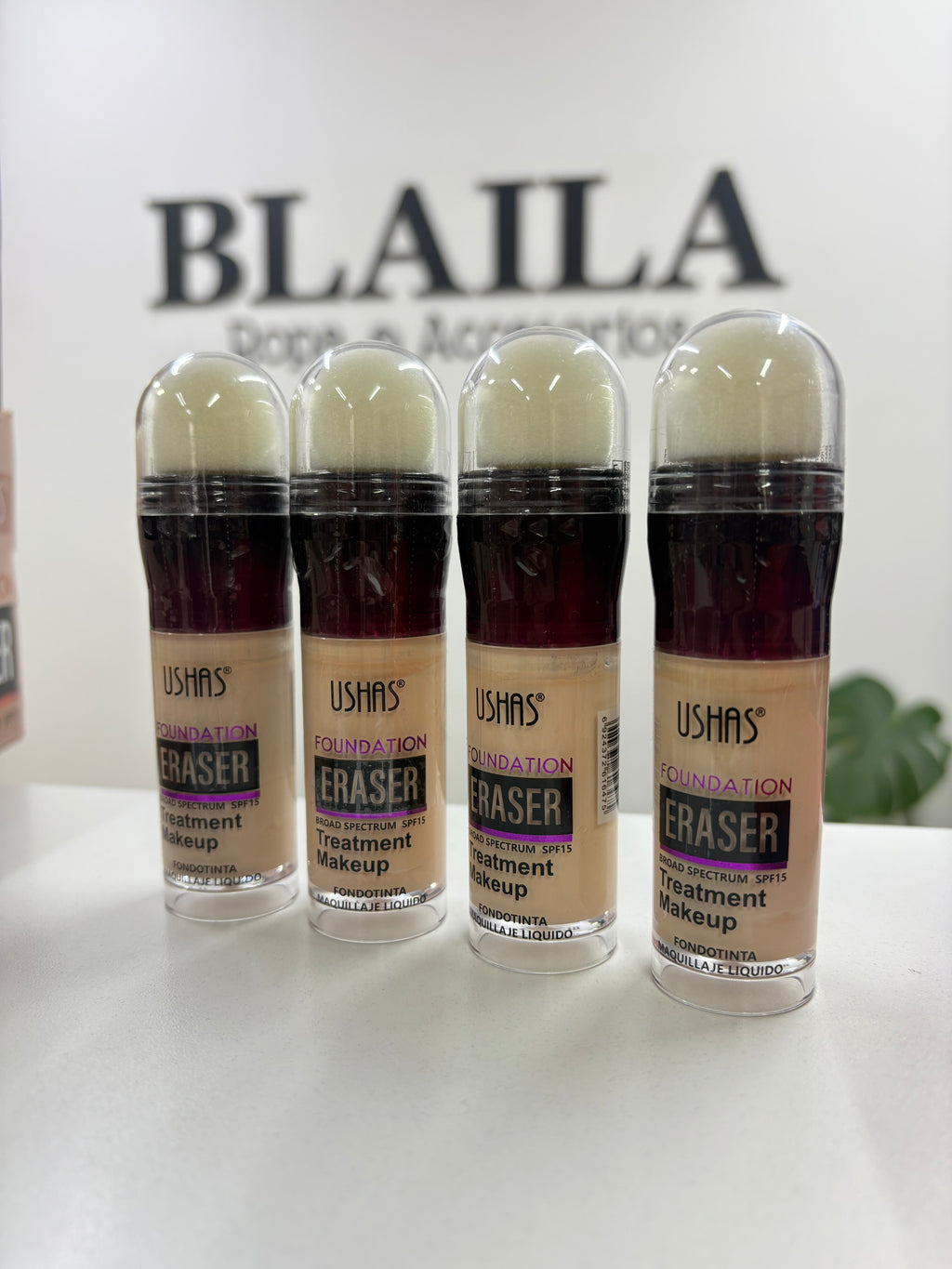 Base de Maquillaje Líquida Ushas Foundation Eraser