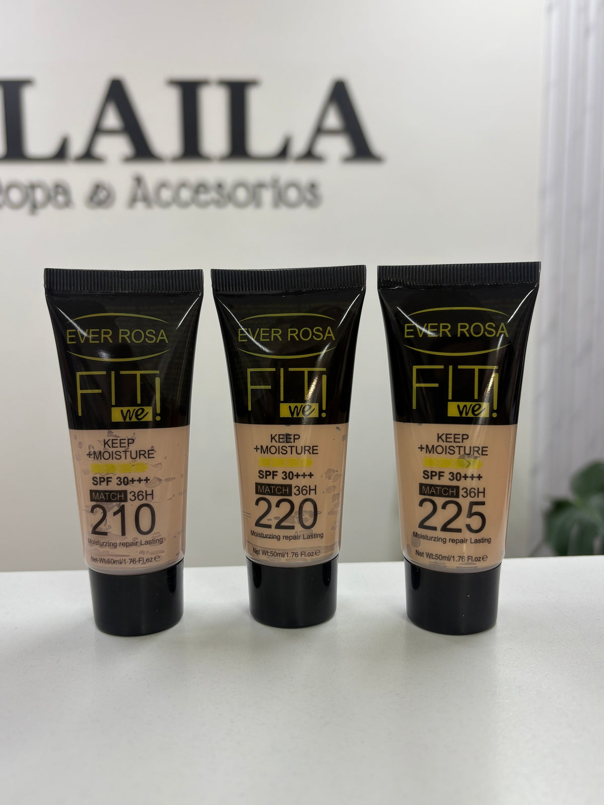Base de Maquillaje Líquida Ever Rosa Fit We! Match 36H