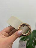 Cinto hebilla dorado - beige claro