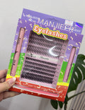 Kit de pestañas punto a punto Manjieer 20-40D 9-14mix