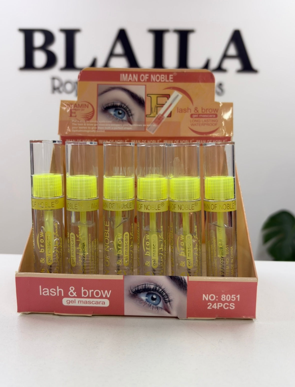 Gel Transparente para Pestañas y Cejas Iman of Noble