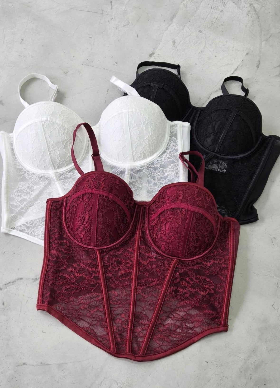 Corset encaje