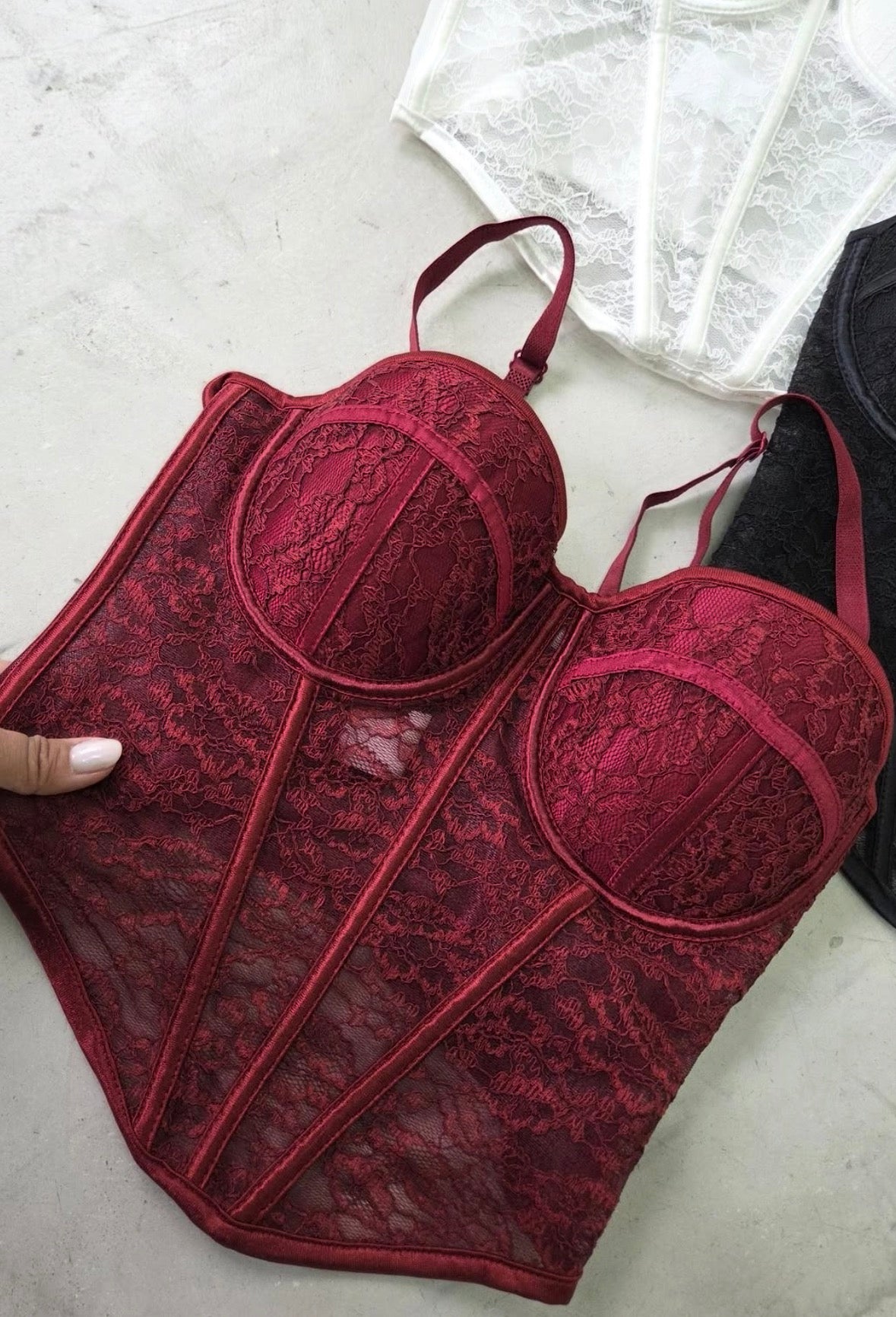 Corset encaje