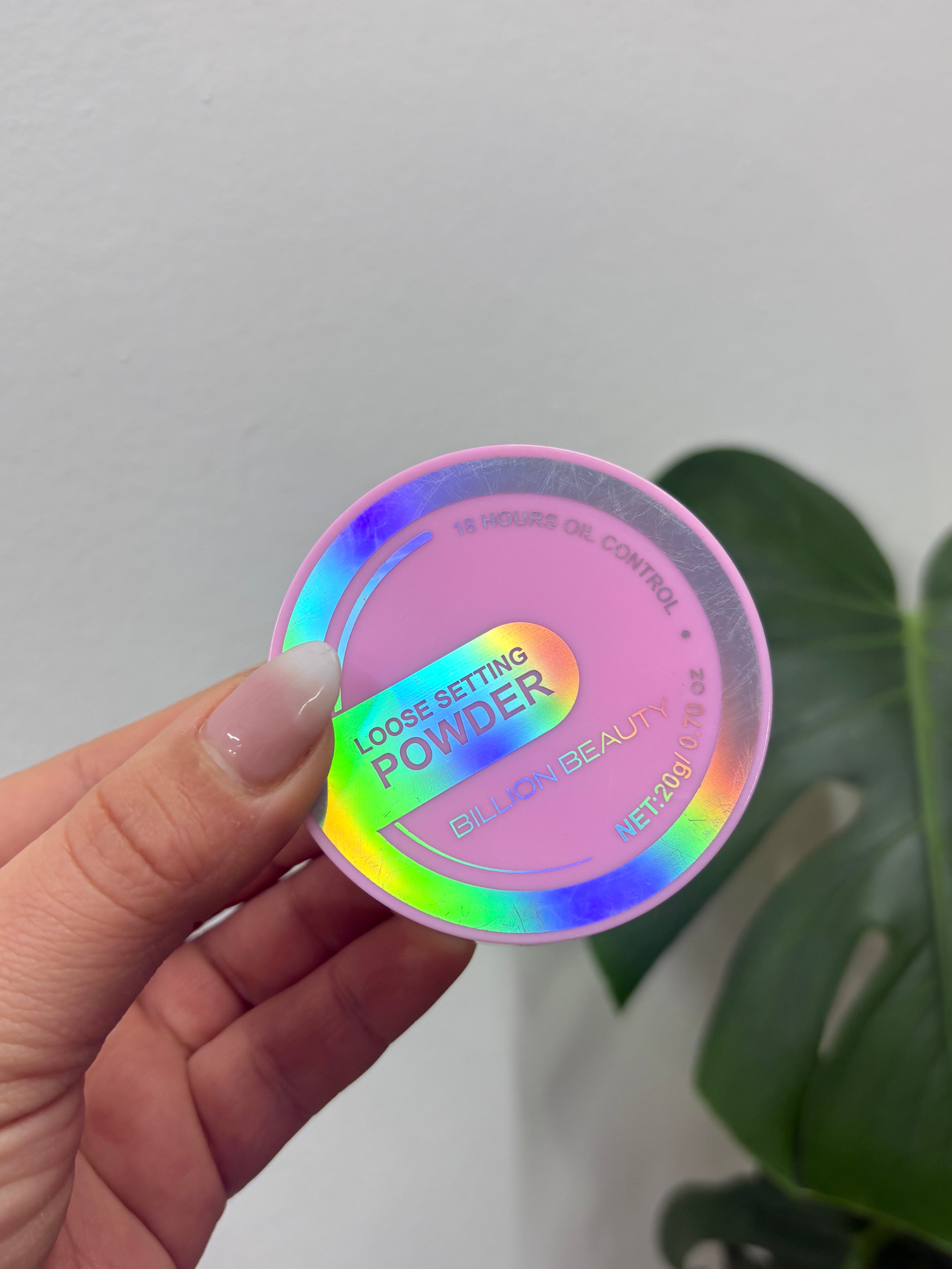 Polvo Volátil Fijador Billion Beauty Loose Setting Powder (Edición Rosa)