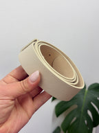 Cinto chapón beige