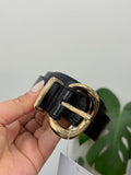Cinto croco - negro