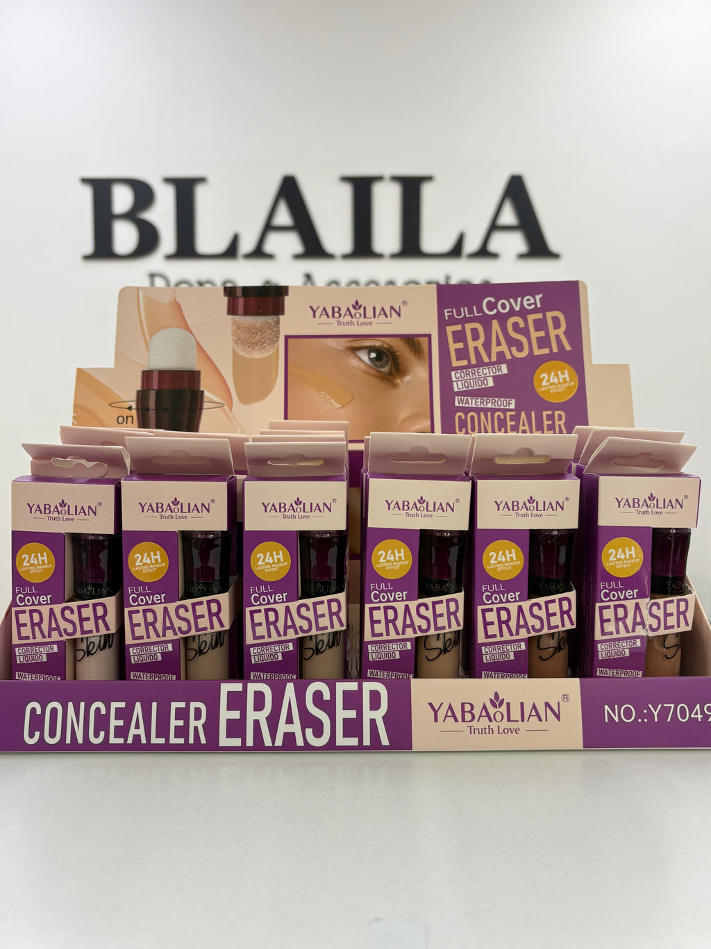 Corrector Líquido Yabaolian Full Cover Eraser