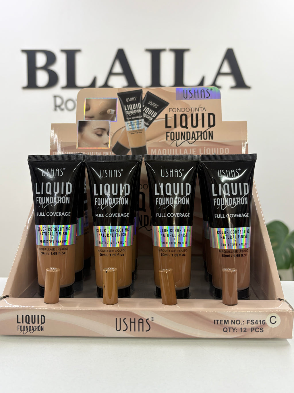 Base Líquida Ushas – Full Coverage